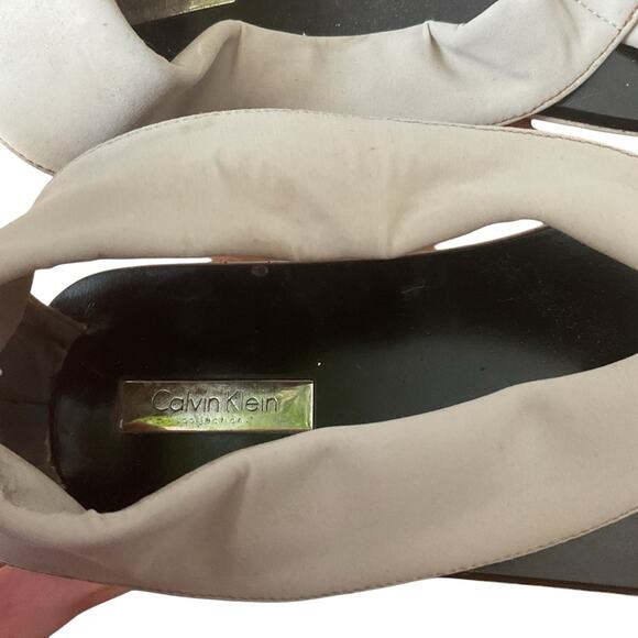 Calvin Klein Collection‎ neoprene Beige Sandals - Picture 6 of 9